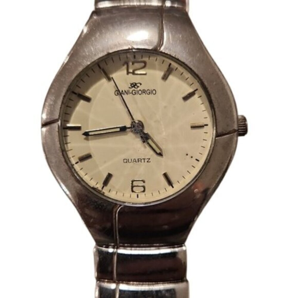[Giani-Giorgio] Stainless Steel Back, Water Resistant, Japan Quartz Watch!